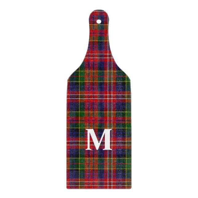 MacPherson-rutig monogramkudde (Framsidan)