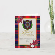 MacPherson skotska klan tartan & vapen