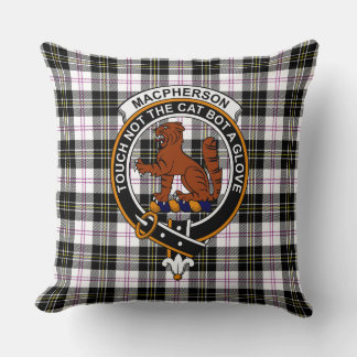 MacPherson Tartan, Clan-märke och valspråk-kudde Kudde