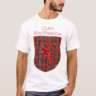 MacPherson Tartan Scottish Play Lejon Rampant T Shirt