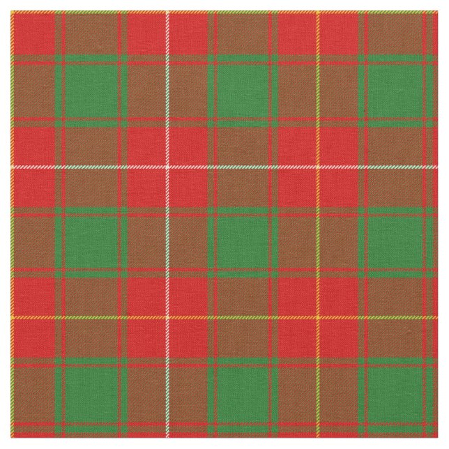 MacPhie Macfie Scottish Klan Tartan Plaid Tyg (Närbild)