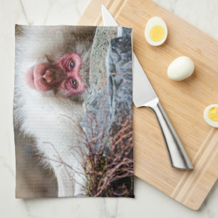 Macque Monkey, njutning av Bra Life Kökshandduk