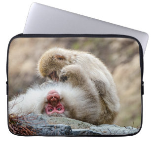 Macque Monkey, njutning av Bra Life Laptop Fodral
