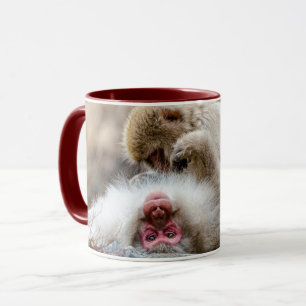 Macque Monkey, njutning av Bra Life Mugg