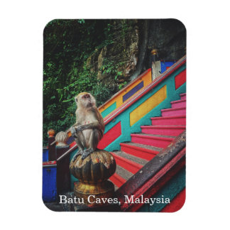 Macque Monkey vid Batu Caves, Malaysia Travel Magnet