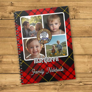 MacQueen Familjefotokollage Anteckningsbok