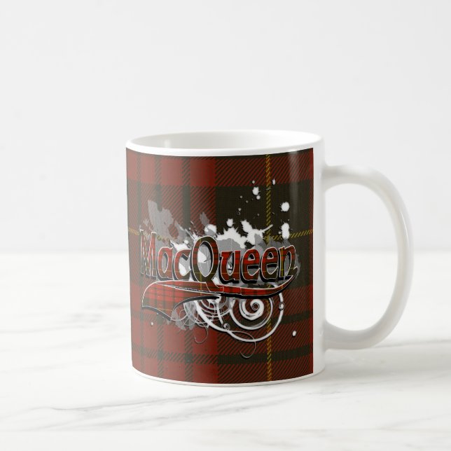 MacQueen Tartan Grunge Kaffemugg (Höger)