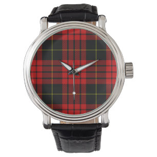 MacQueen Tartan Red and Black Play Armbandsur