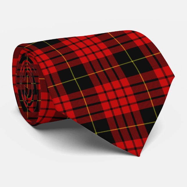 MacQueen Tartan Red and Black Play Slips (Rullad)