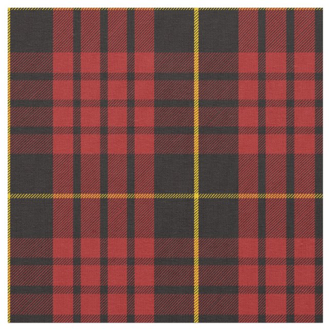 MacQueen Tartantryck Tyg (Närbild)