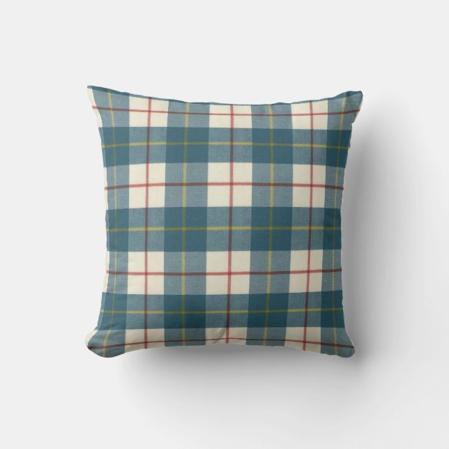 MacRae Conchra Modern Original Scottish Tartan Kudde (Framsida)