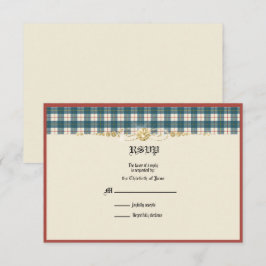 MacRae Conchra Tartan Bröllop OSA Kort