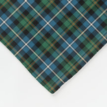 MacRae Klan Grönt och Blue Hunting Tartan