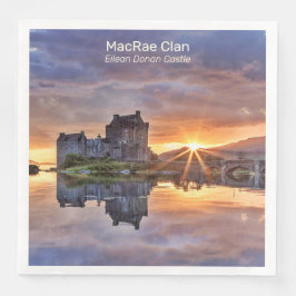 MacRae Klans Eilean Donan Castle Photo Pappersservett