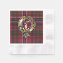 MacRae Tartan & Badge Pappersservett