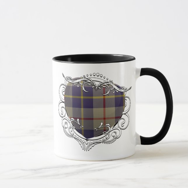 MacRae Tartan Heart Mugg (Höger)