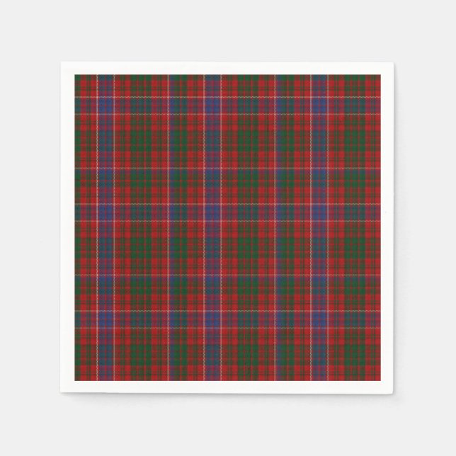 MacRae Tartan Play Papper Napkins Pappersservett (Framsidan)