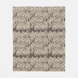 Macrame bohemsk stickning ritmönster fleecefilt