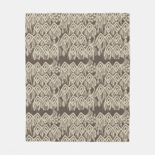 Macrame bohemsk stickning ritmönster fleecefilt