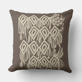 Macrame bohemsk stickning ritmönster kudde