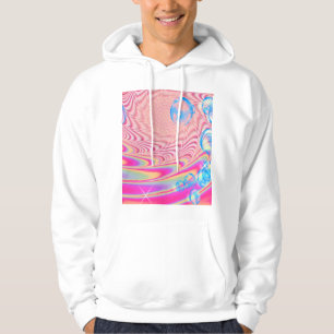 MACRAME’- Colorful Abstrakt Image of Fractal Art - Hoodie