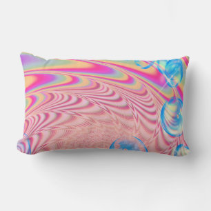 MACRAME’- Colorful Abstrakt Image of Fractal Art - Lumbarkudde