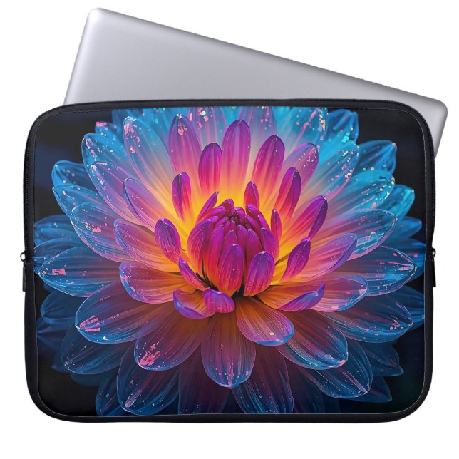 Macro Aurora Bloom 15 inch Electronics Bag Laptop Fodral (Framsidan)