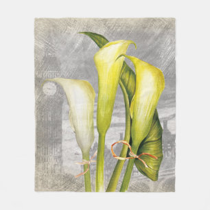 Macro blomma Calla lily Fleecefilt