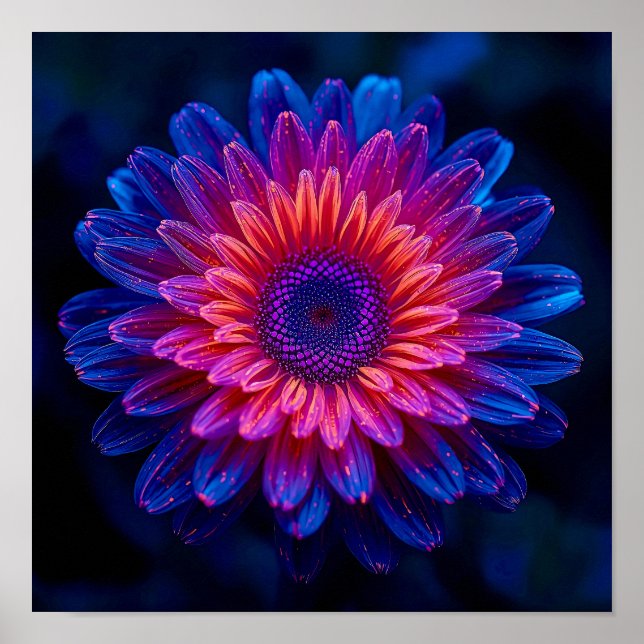 Macro Crystalline Cascade Poster (Framsidan)