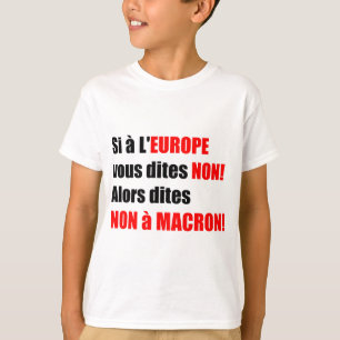 MACRON = Mondialisation T-shirt blanc Enfant