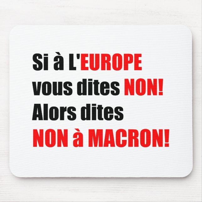 MACRON = Mondialization - Mousepad Musmatta (Framsidan)