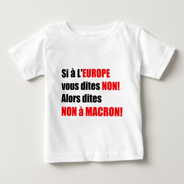 MACRON = Mondialization T-shirt (Framsida)