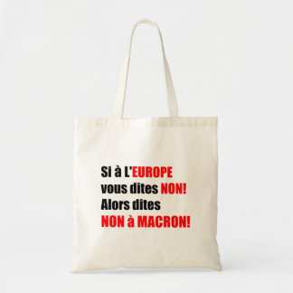 MACRON = Mondialization Tote Bag Tygkasse