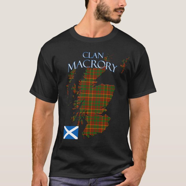 MacRory Scottish Klan Tartan Scotland T Shirt (Framsida)