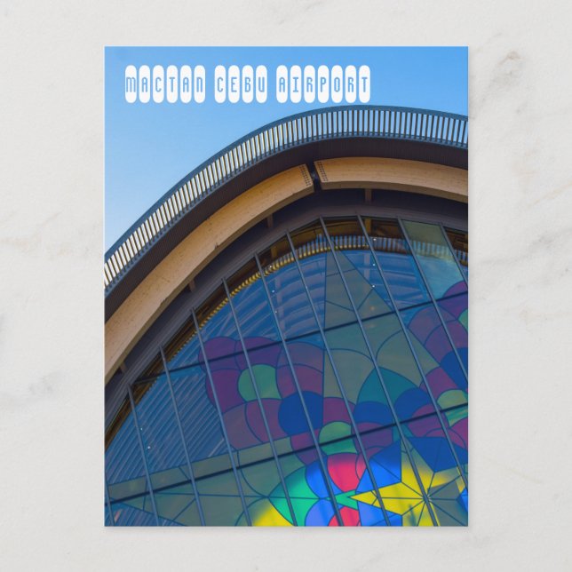 Mactan Cebu Internationell flygplats Vykort (Framsida)