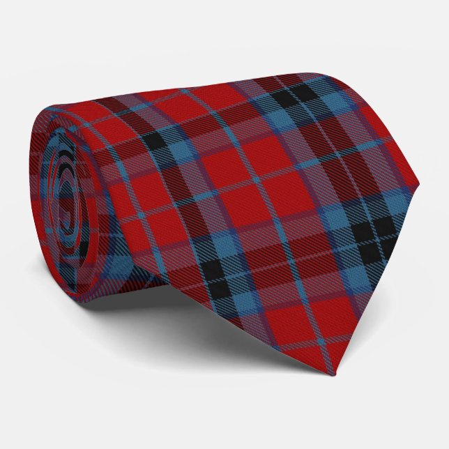 MacTavish Tartan Red och Blue Play Slips (Rullad)