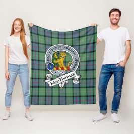 MacThomas Ancient Klan Badge Tartan Play Fleecefilt