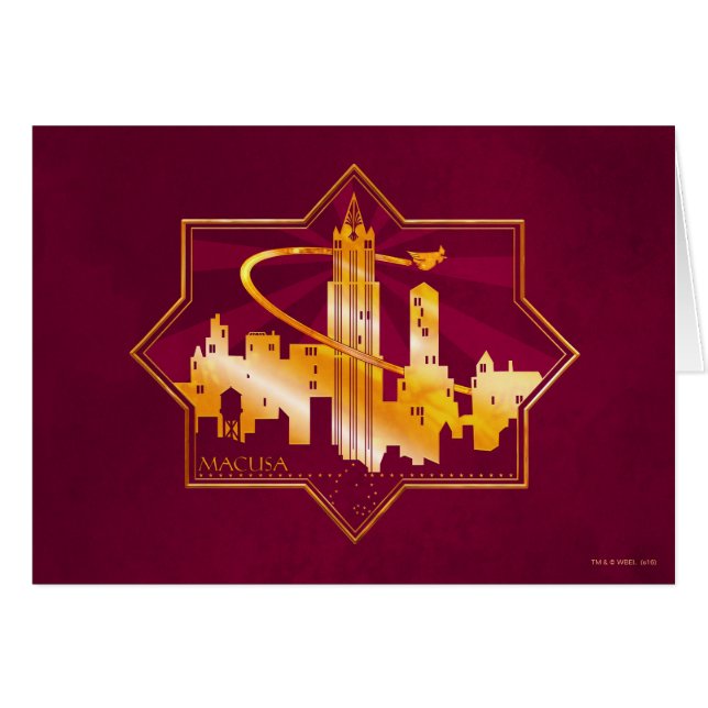 MACUSA™ Graphic Badge Hälsningskort (Framsidan Horizontal)