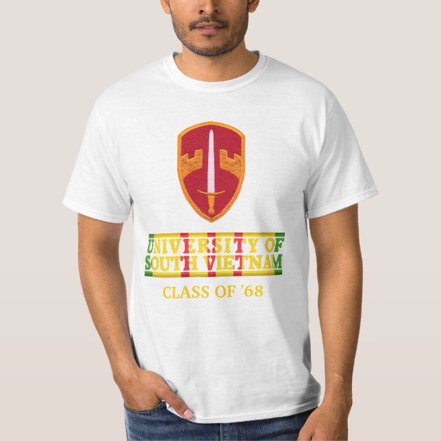 MACV-universiteten av den södra Vietnam skjortan Tee Shirt (Framsida)