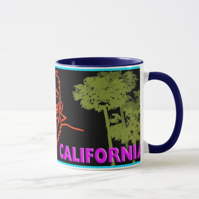 Macvy Los Angeles Kalifornien mugg! Mugg (Höger)