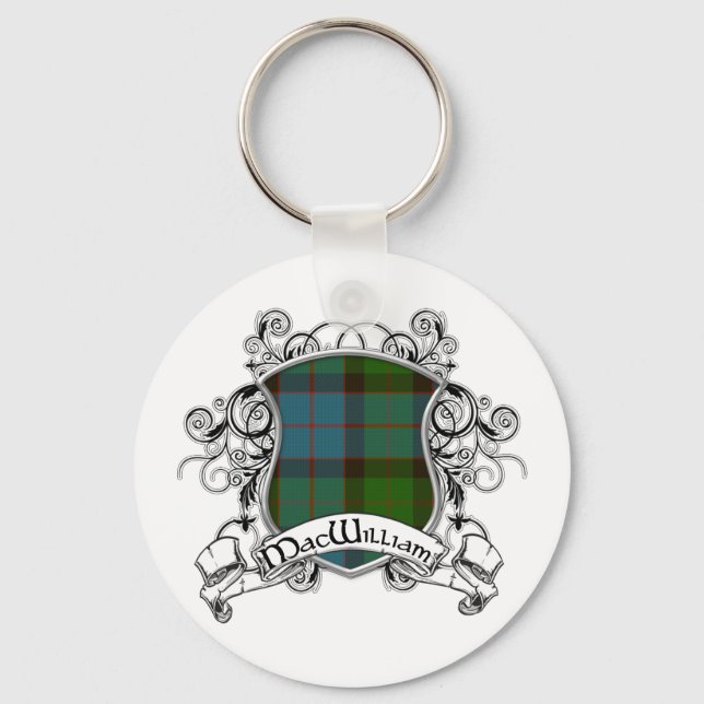 MacWilliam Tartan Shield Nyckelring (Framsida)
