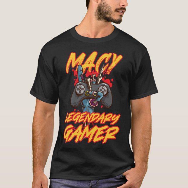 Macy Legendary Gamer T Shirt (Framsida)