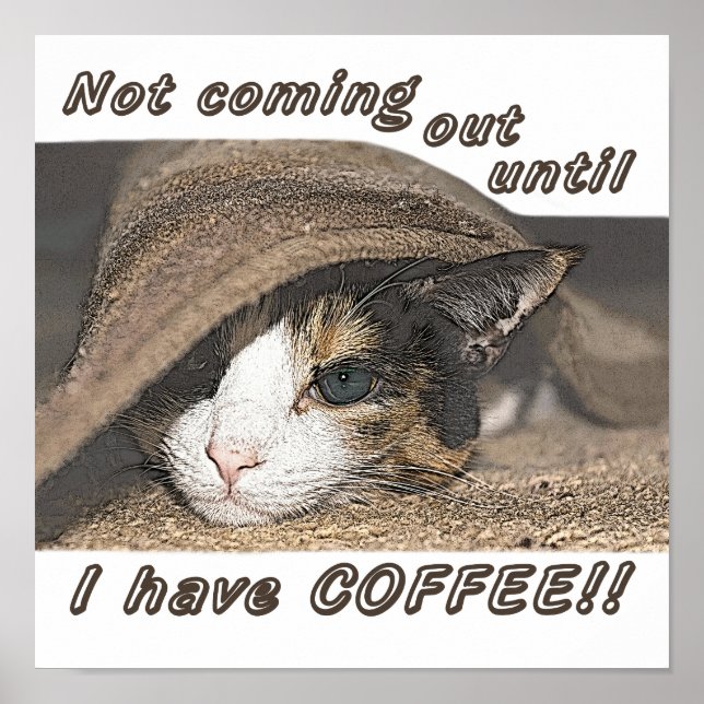 Macy vill också ha kaffe poster (Framsidan)