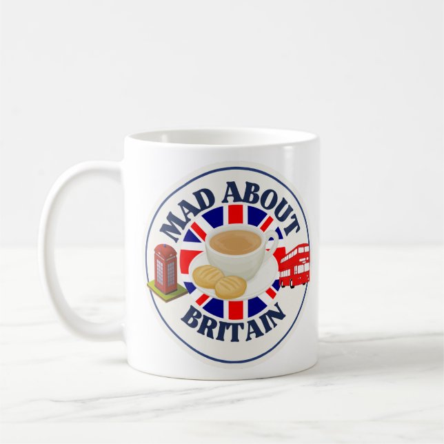 Mad about Britain Mugg (Vänster)