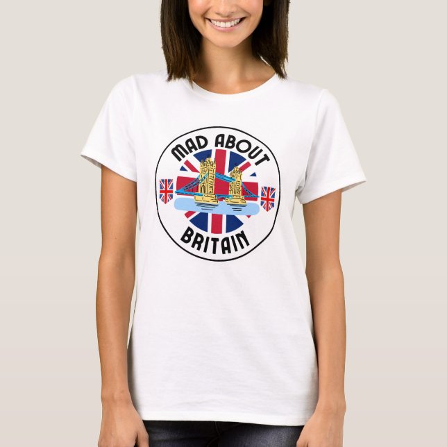 Mad about Britain Torn Bridge Women's T Shirt (Framsida)