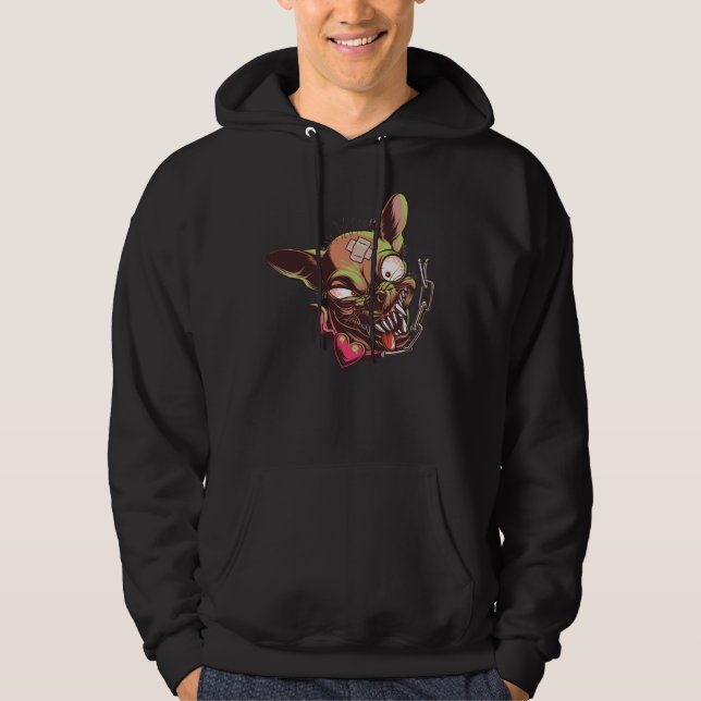 Mad Arg Chihuahua Hoodie (Framsida)