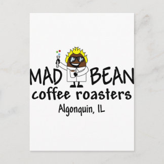 Mad Bean logotyp Vykort
