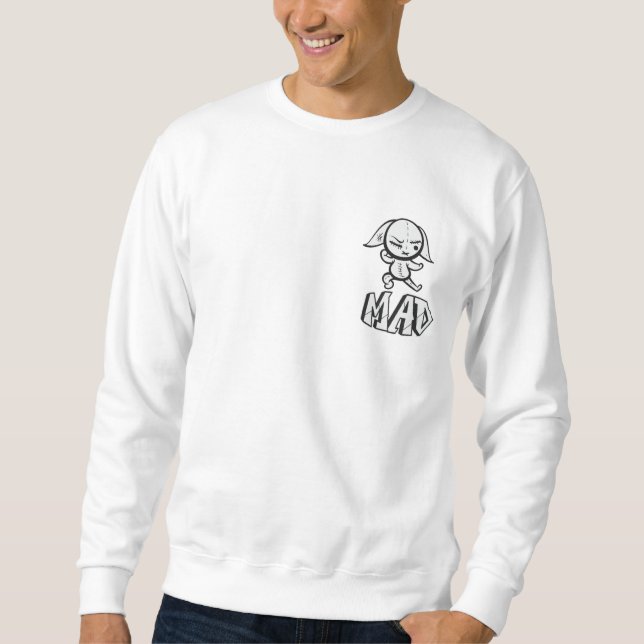 Mad Bunny Humor Sweatshirt (Framsida)