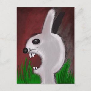 Mad Bunny Postcard Vykort