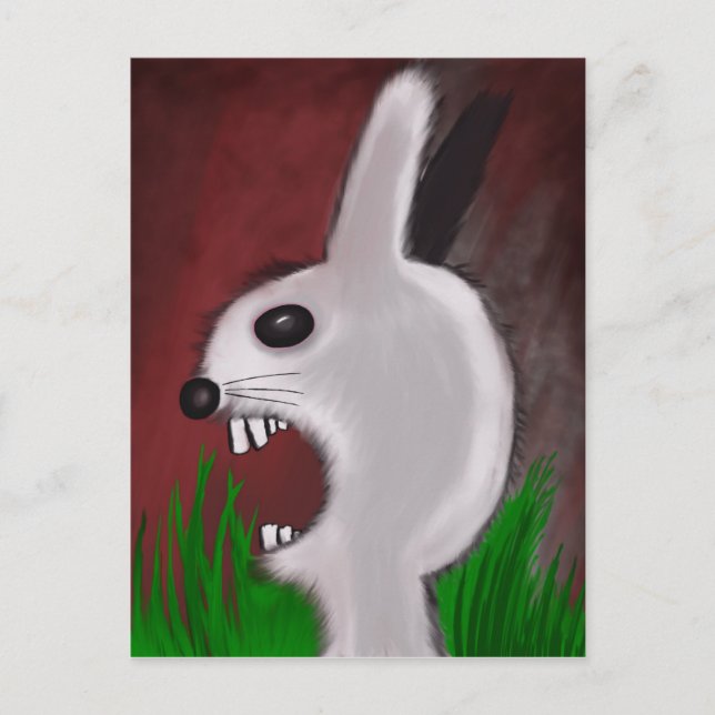 Mad Bunny Postcard Vykort (Framsida)